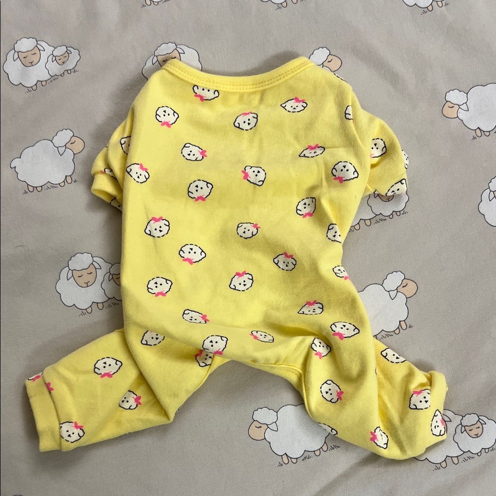 Yellow Dog Pet Pajamas